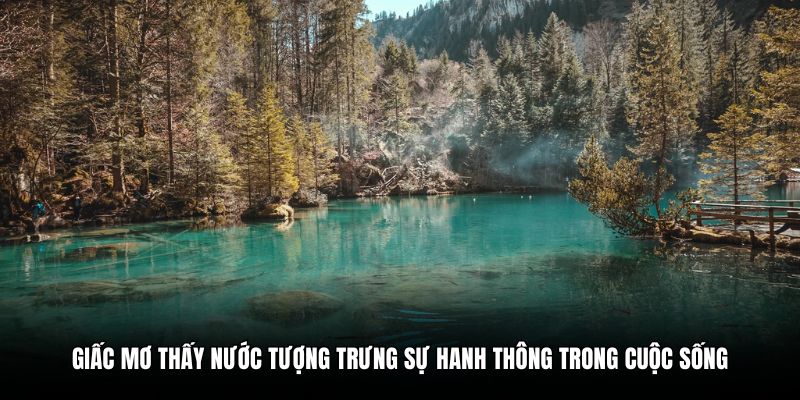 Giấc mơ thấy nước tượng trưng sự hanh thông trong cuộc sống