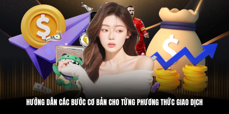 Hướng dẫn các bước cơ bản cho từng phương thức giao dịch